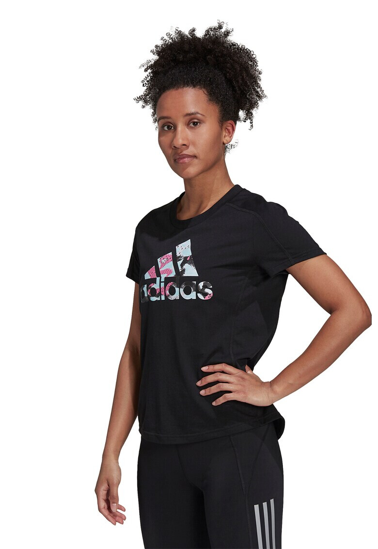 adidas Performance Тениска Fast Graphic за бягане с лого - Pepit.bg