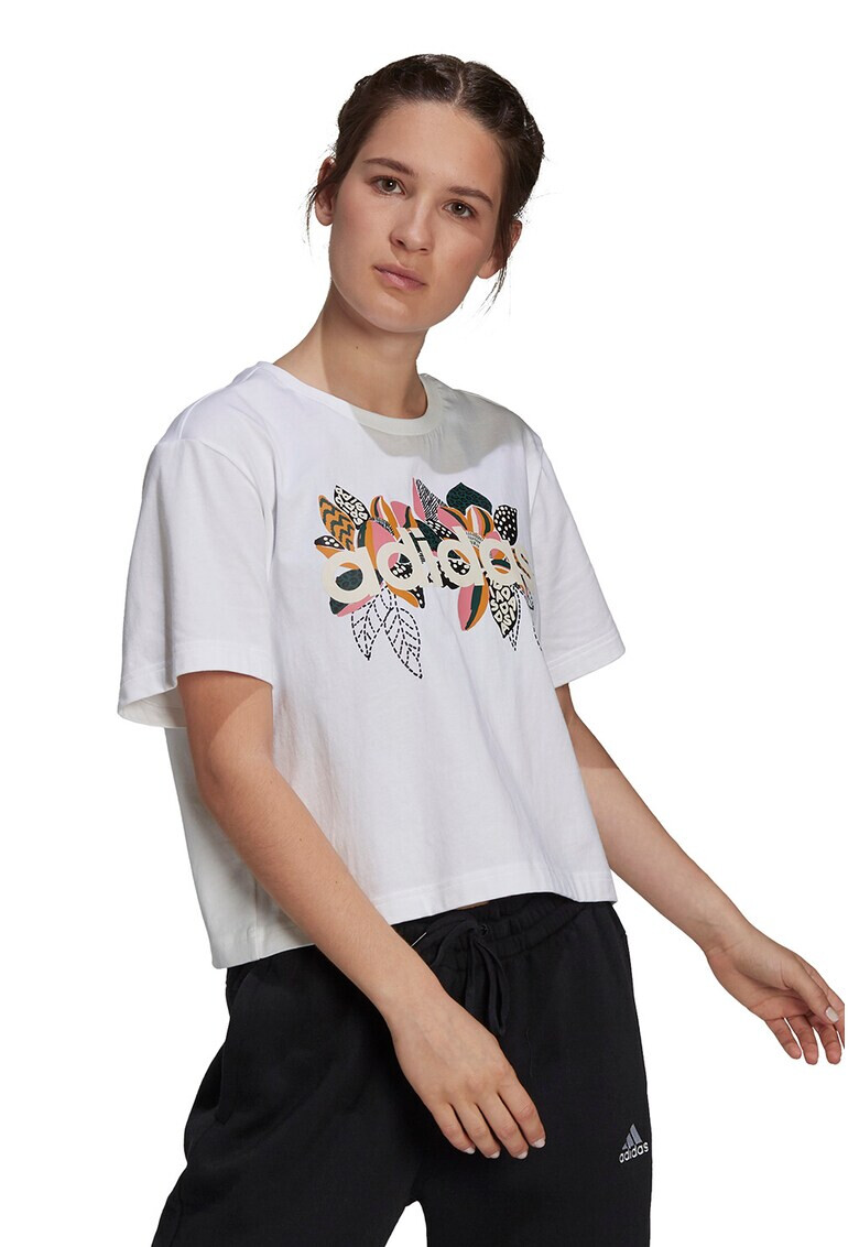 adidas Performance Тениска с лого - Pepit.bg