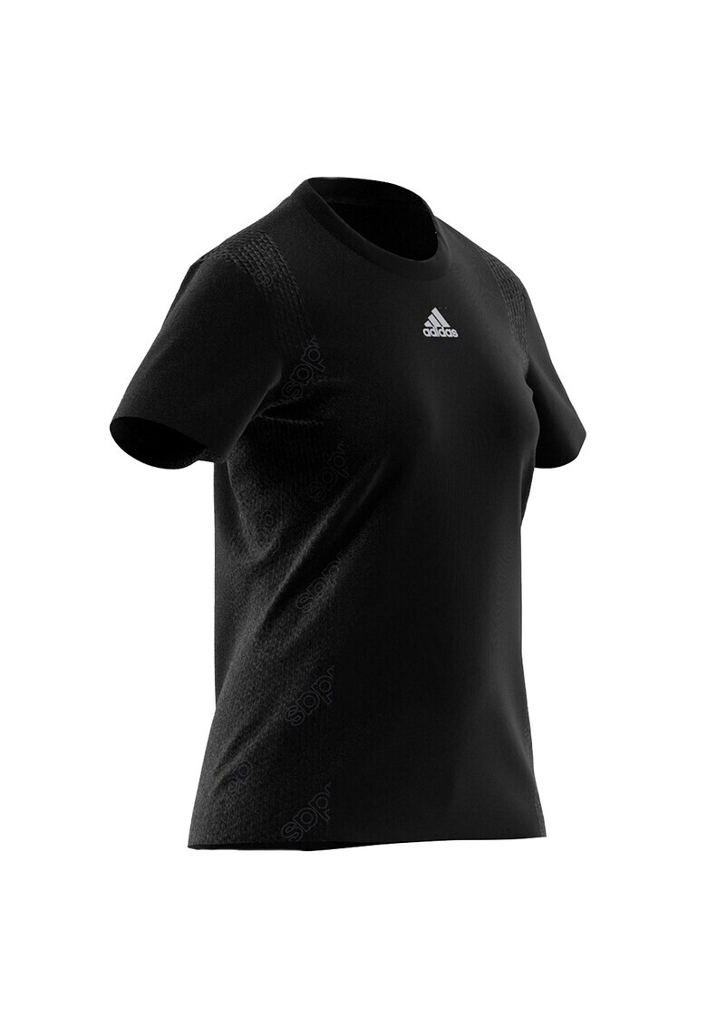 adidas Performance Тениска с овално деколте и бродирано лого - Pepit.bg