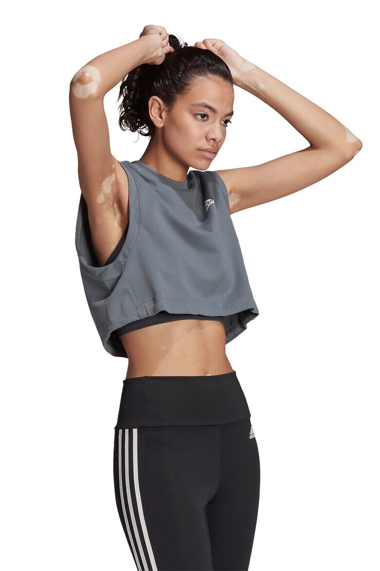adidas Performance Тренировъчен къс топ Studio - Pepit.bg