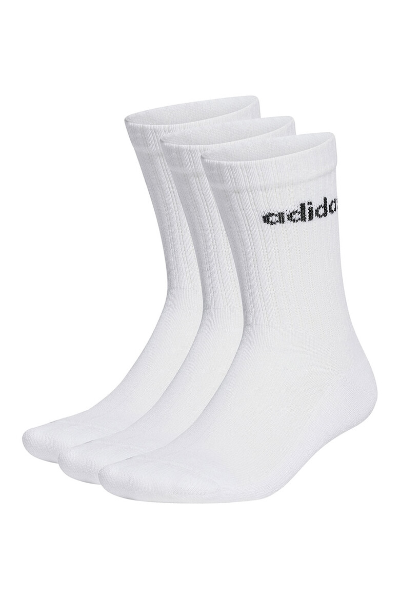 adidas Performance Унисекс дълги чорапи с рипс - 3 чифта - Pepit.bg