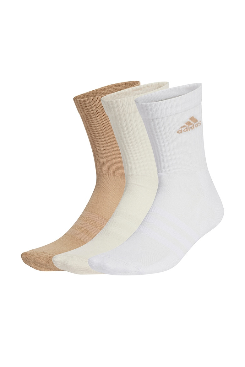 adidas Performance Унисекс дълги чорапи с рипс - 3 чифта - Pepit.bg