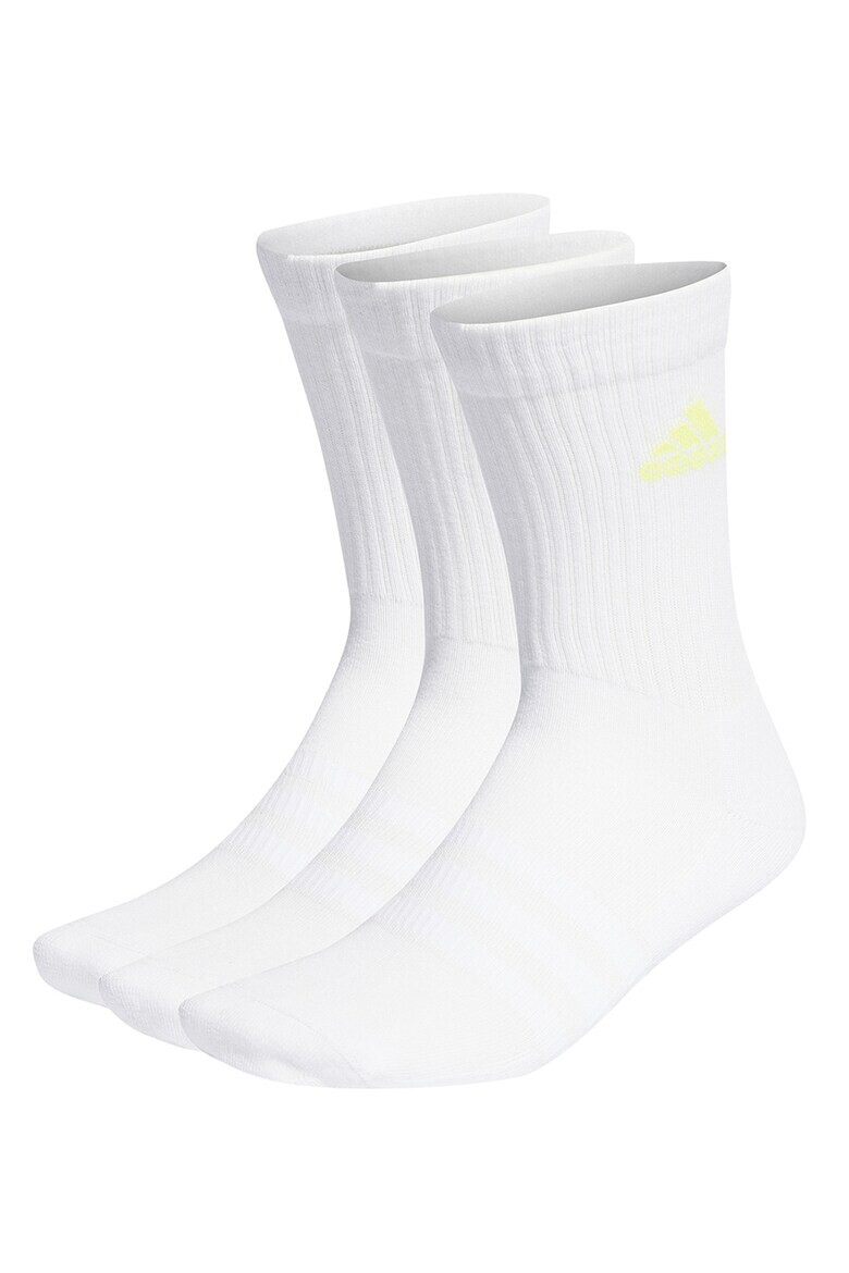 adidas Performance Унисекс дълги чорапи с рипс - 3 чифта - Pepit.bg