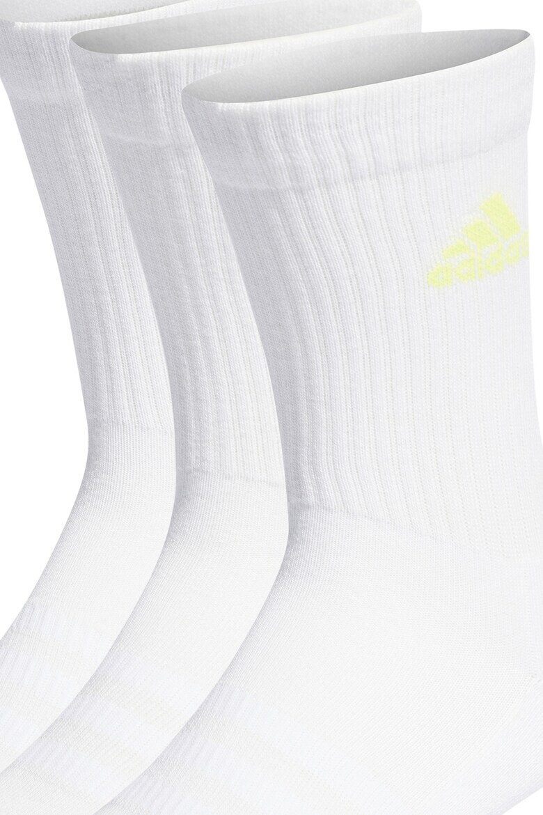 adidas Performance Унисекс дълги чорапи с рипс - 3 чифта - Pepit.bg