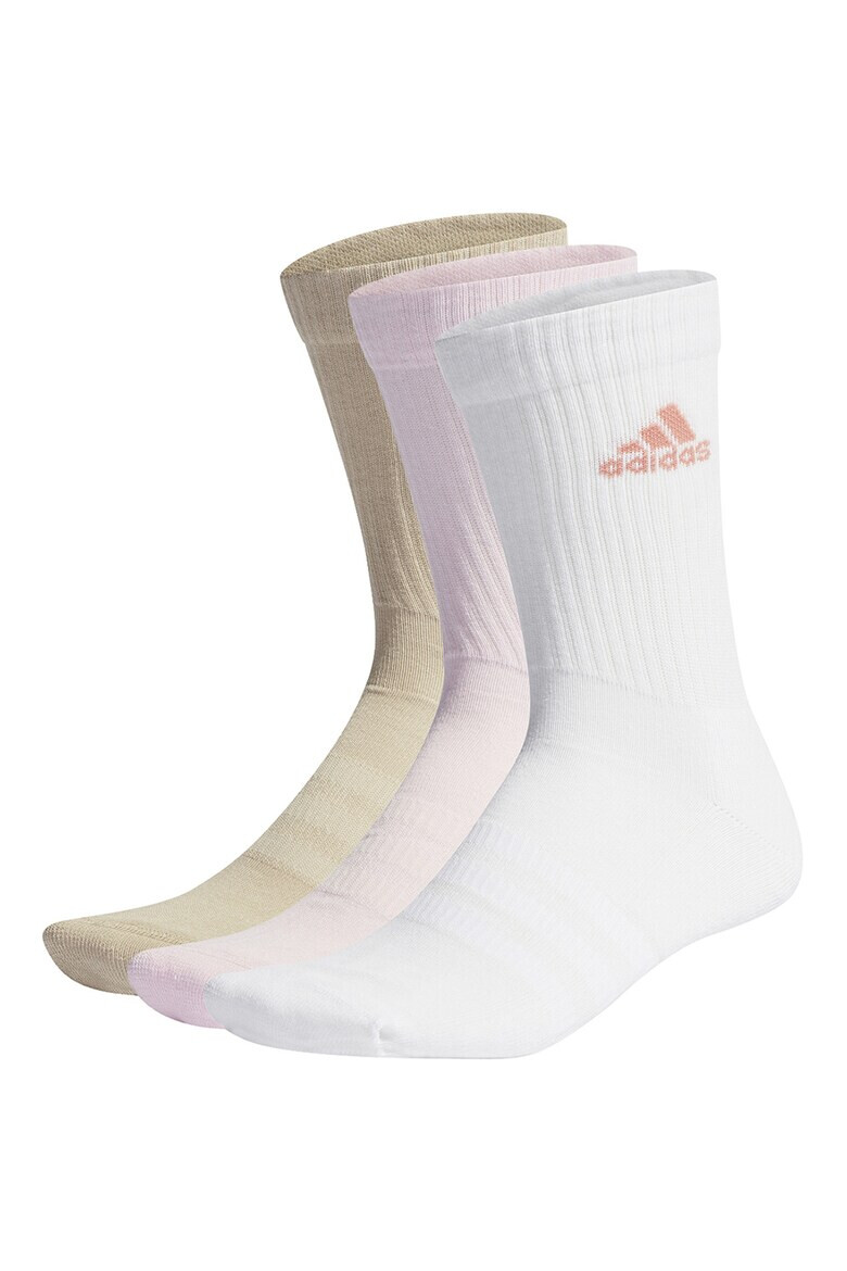 adidas Performance Унисекс дълги чорапи с рипс - 3 чифта - Pepit.bg