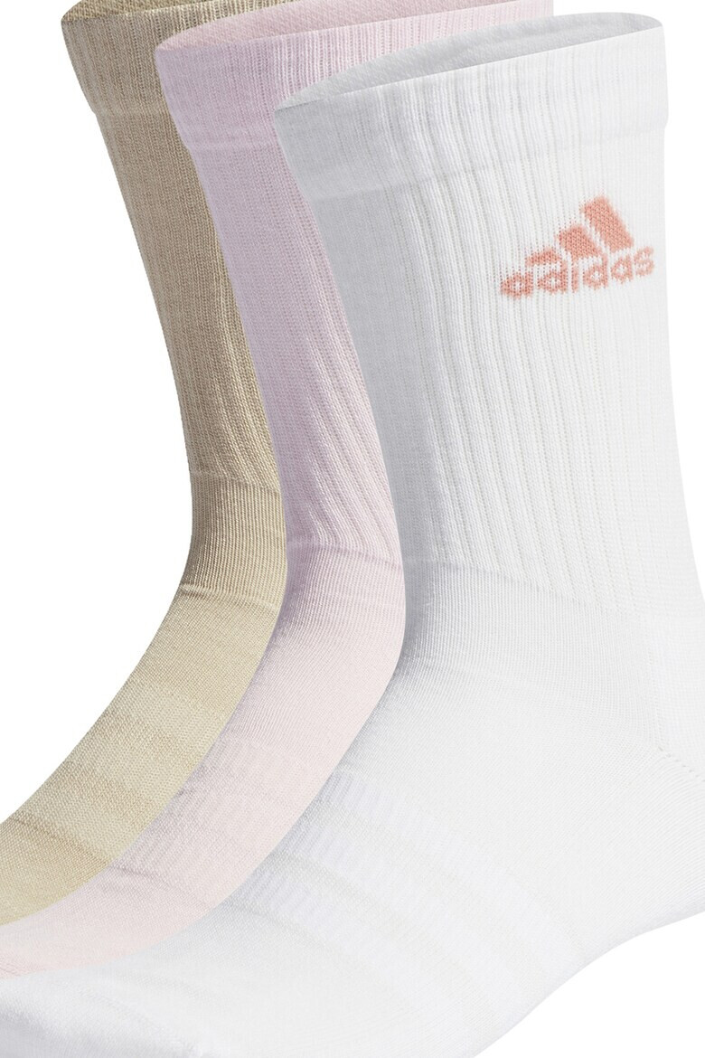 adidas Performance Унисекс дълги чорапи с рипс - 3 чифта - Pepit.bg