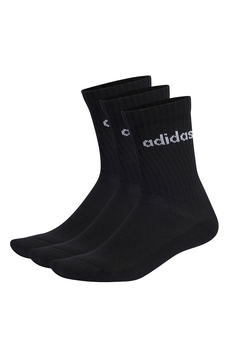 adidas Performance Унисекс дълги чорапи с рипс - 3 чифта - Pepit.bg