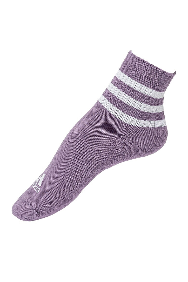 adidas Performance Унисекс къси чорапи на райе - 3 чифта - Pepit.bg