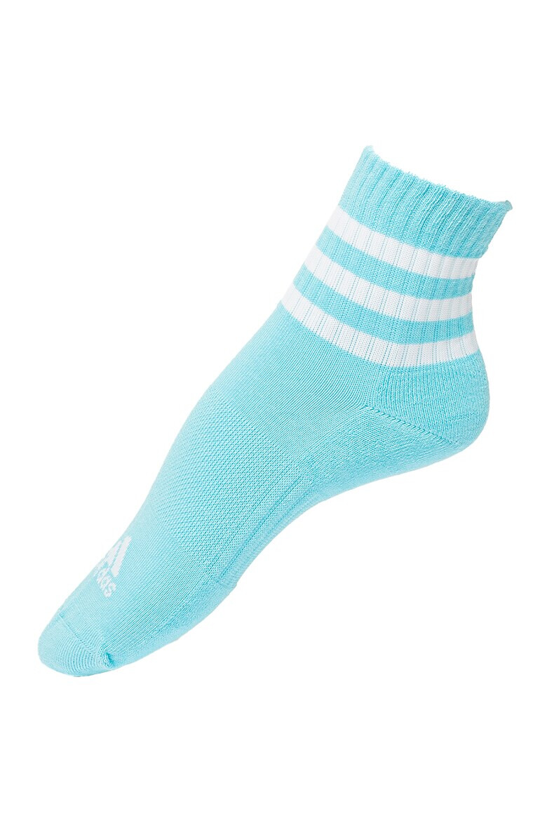 adidas Performance Унисекс къси чорапи на райе - 3 чифта - Pepit.bg