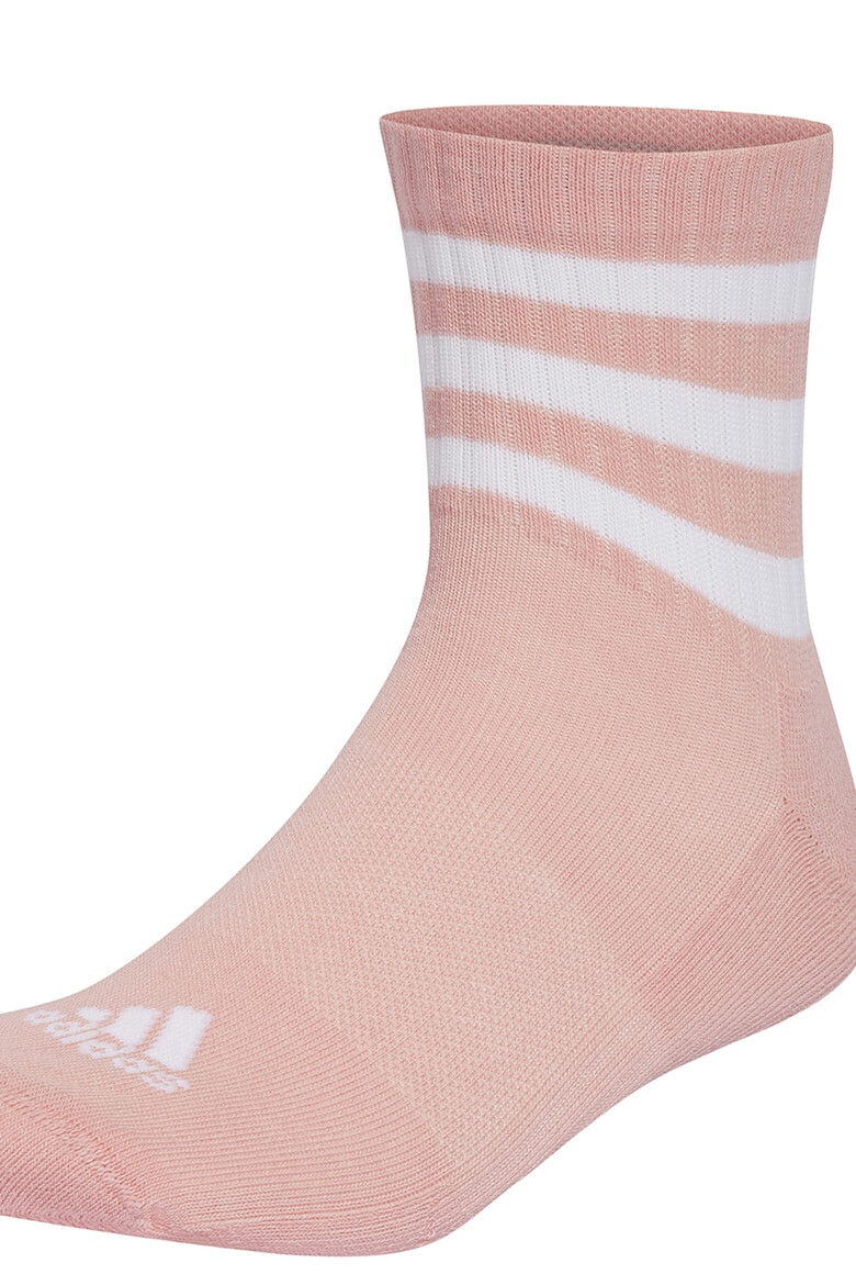 adidas Performance Унисекс къси чорапи с райе - 3 чифта - Pepit.bg