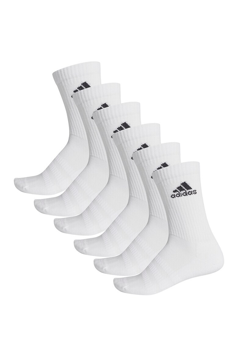 adidas Performance Унисекс тренировъчни чорапи Cush - 6 чифта - Pepit.bg