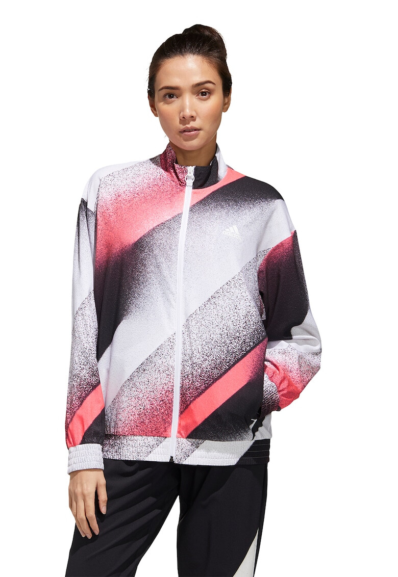 adidas Performance Яке бомбър с абстрактна шарка - Pepit.bg