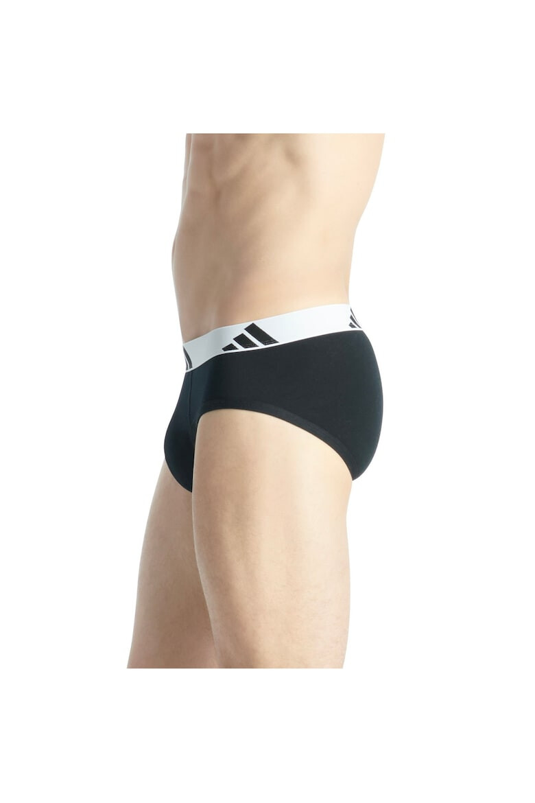 adidas Слипове Active Flex - 6 чифта - Бял/Черен - Pepit.bg