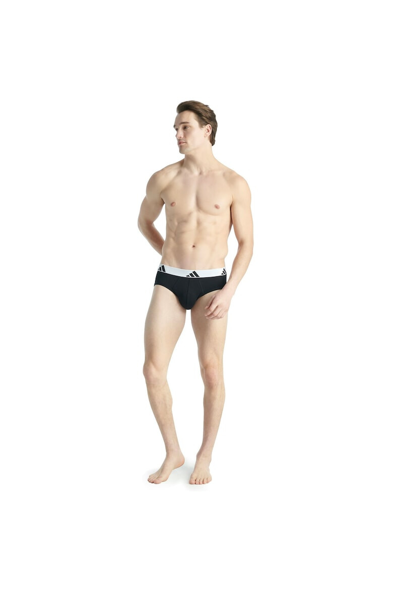 adidas Слипове Active Flex - 6 чифта - Бял/Черен - Pepit.bg
