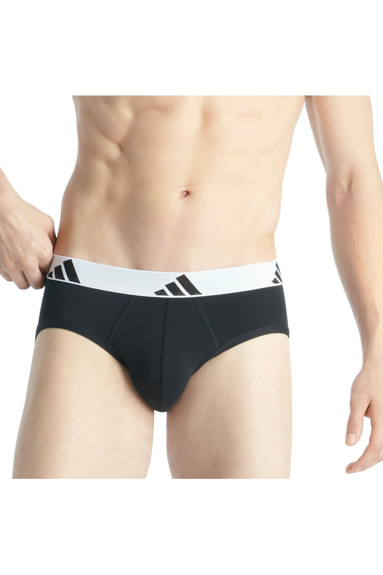 adidas Слипове Active Flex - 6 чифта - Бял/Черен - Pepit.bg
