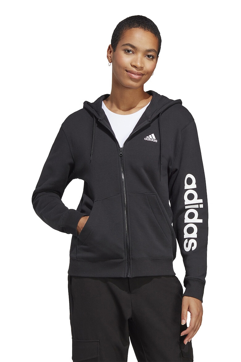 adidas Sportswear Худи Essentials Linear с цип - Pepit.bg