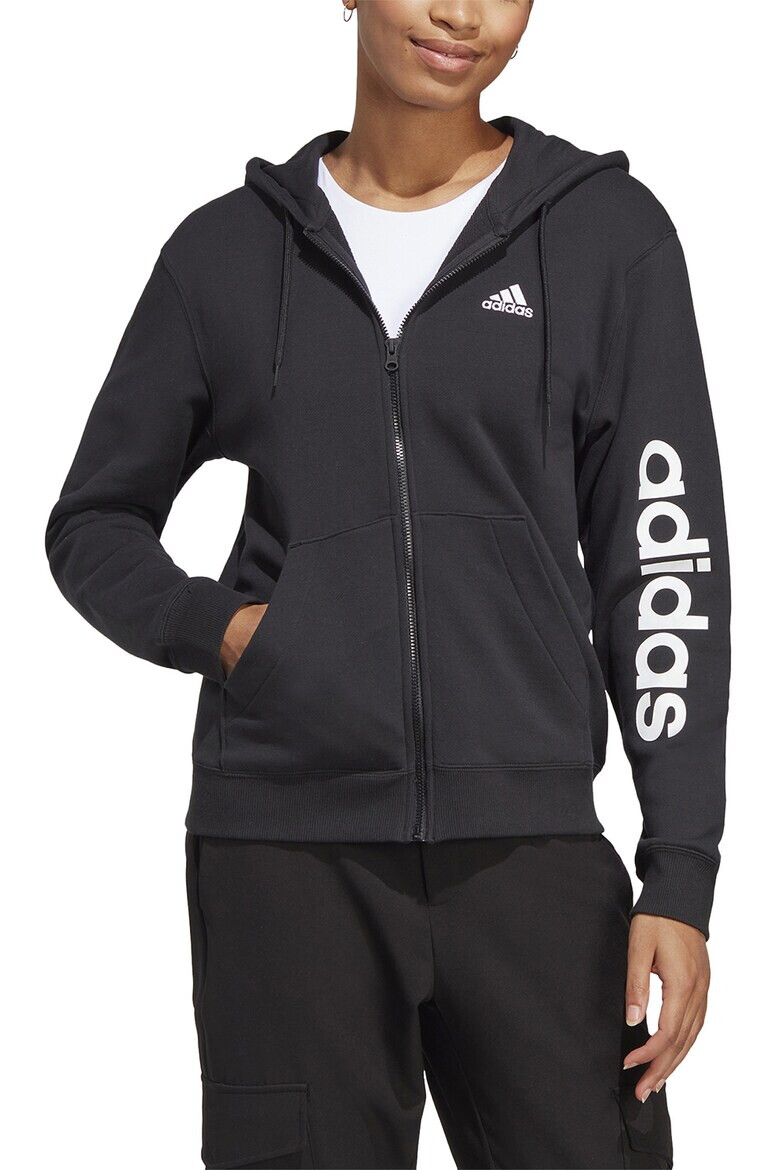 adidas Sportswear Худи Essentials Linear с цип - Pepit.bg