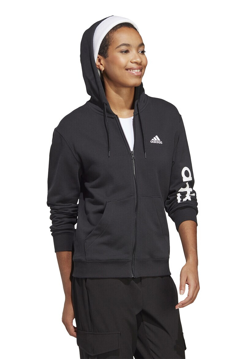 adidas Sportswear Худи Essentials Linear с цип - Pepit.bg