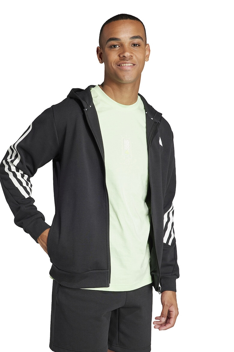 adidas Sportswear Худи Future Icons с ивици и цип - Pepit.bg