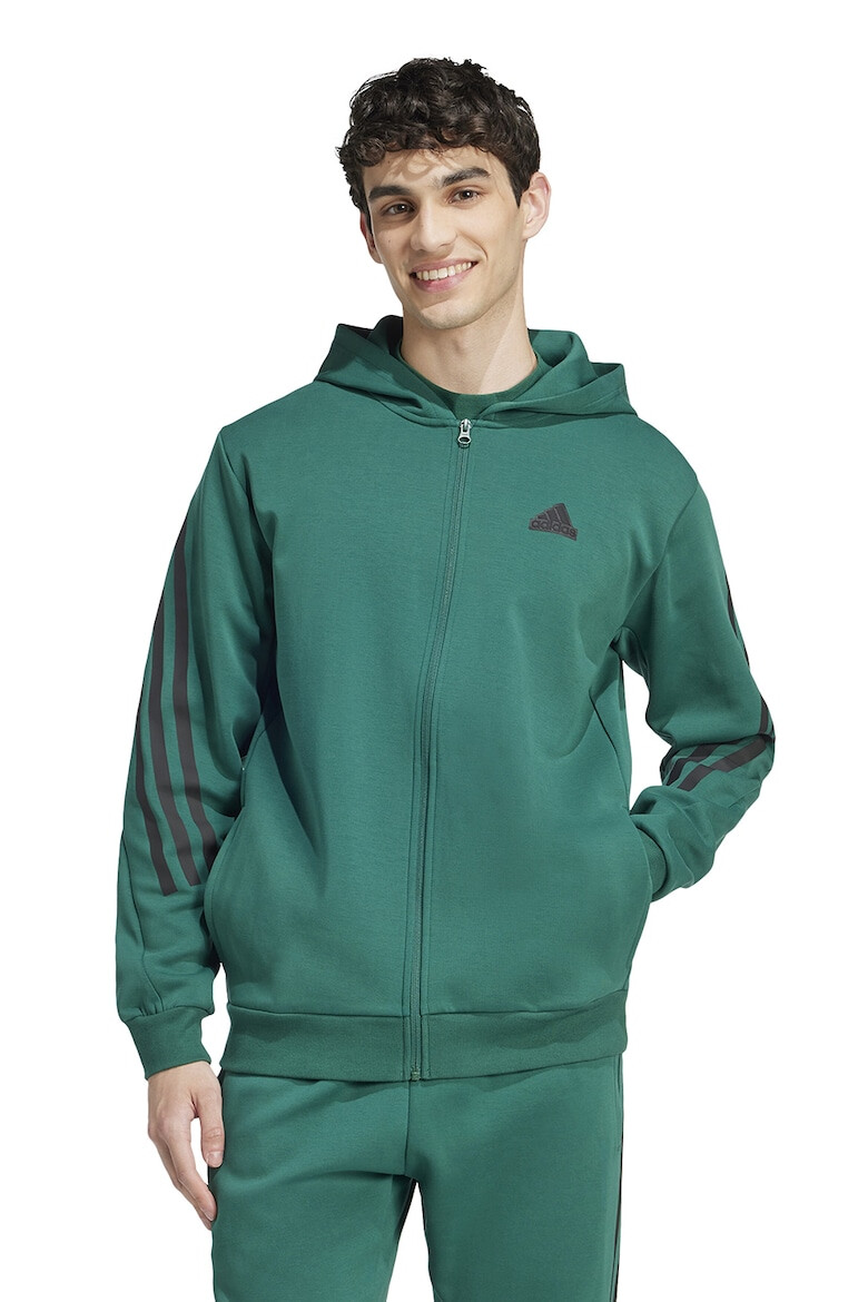 adidas Sportswear Худи Future Icons с ивици и цип - Pepit.bg