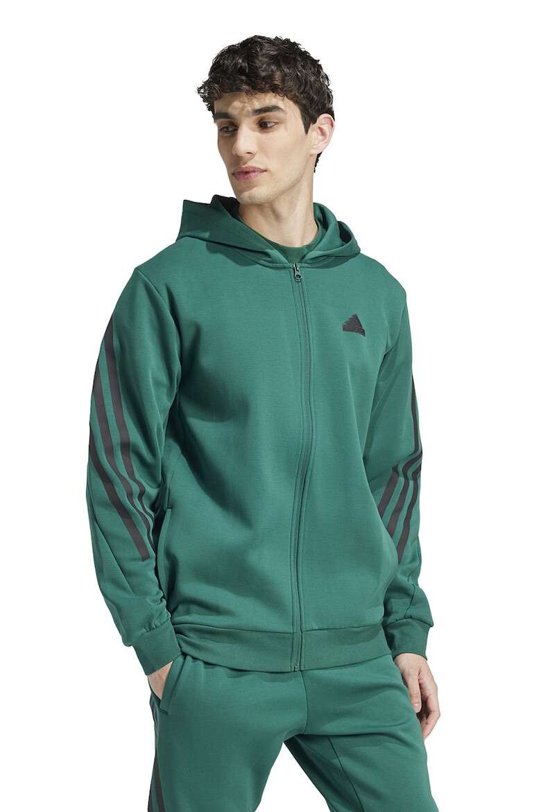 adidas Sportswear Худи Future Icons с ивици и цип - Pepit.bg