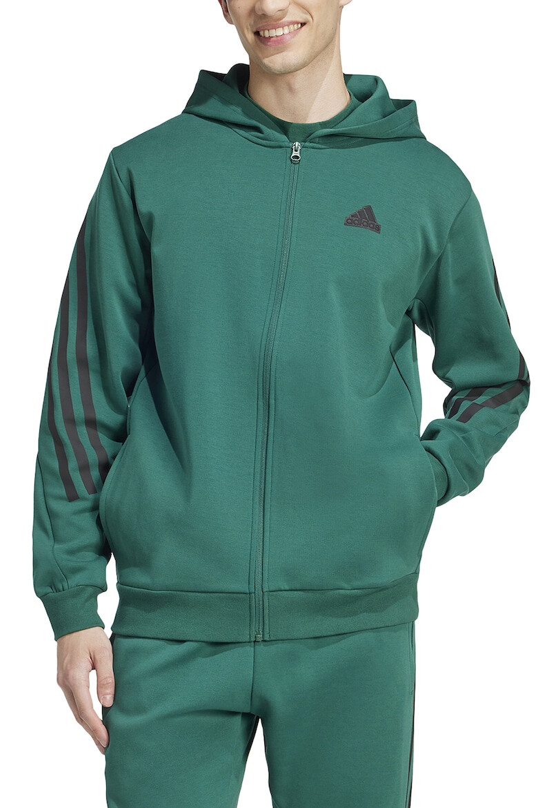 adidas Sportswear Худи Future Icons с ивици и цип - Pepit.bg