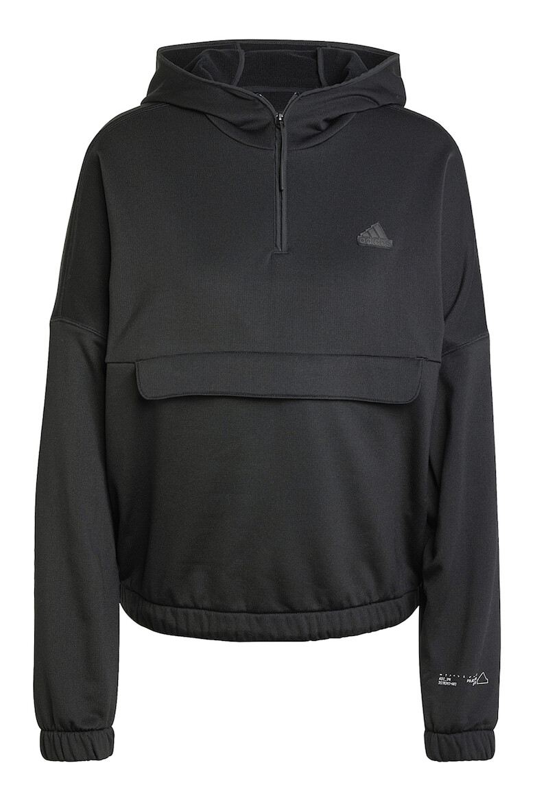 adidas Sportswear Худи с къс цип - Pepit.bg