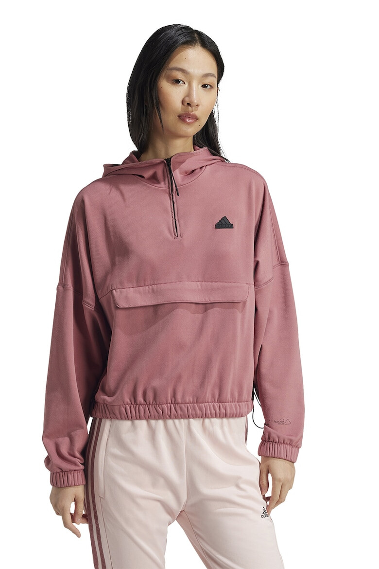 adidas Sportswear Худи с къс цип - Pepit.bg