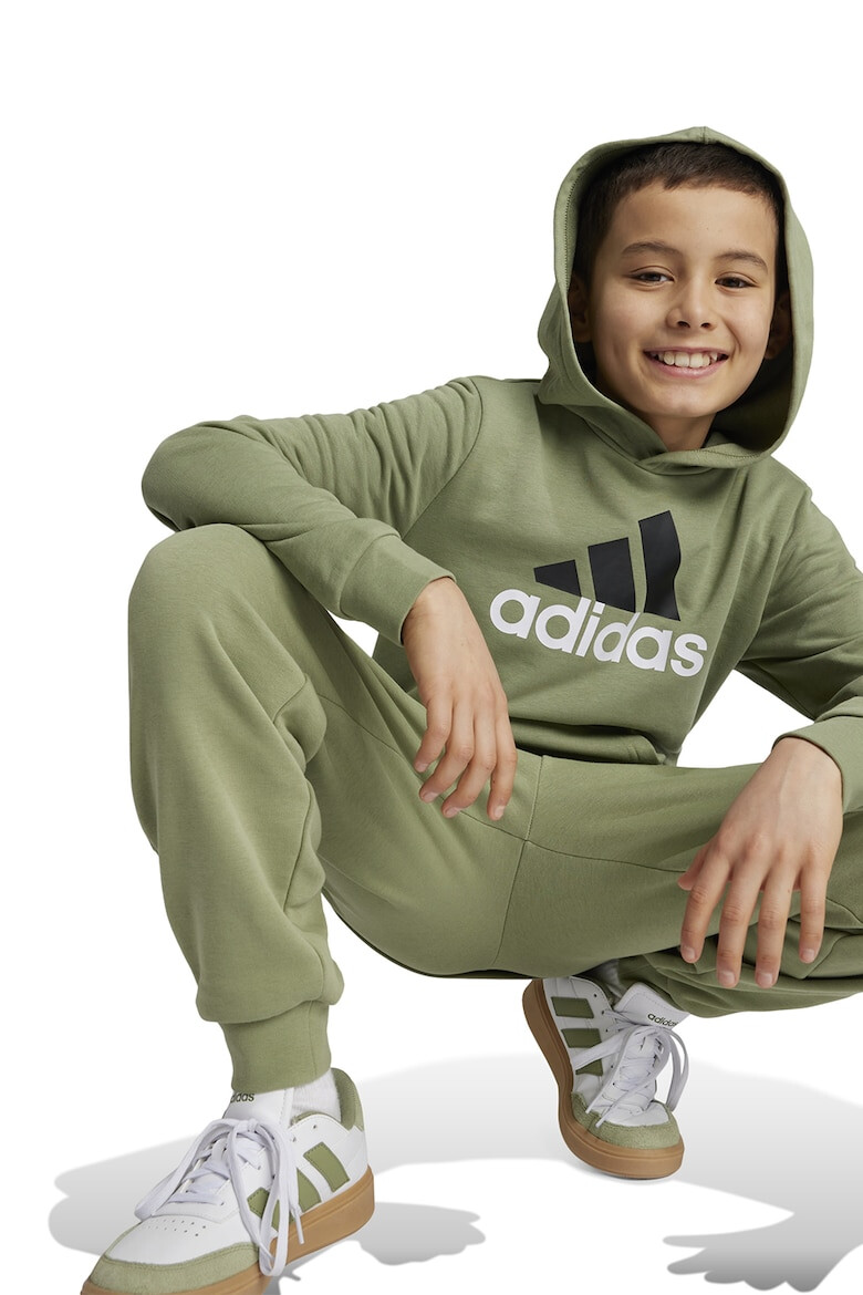 adidas Sportswear Худи с лого и паднали ръкави - Pepit.bg