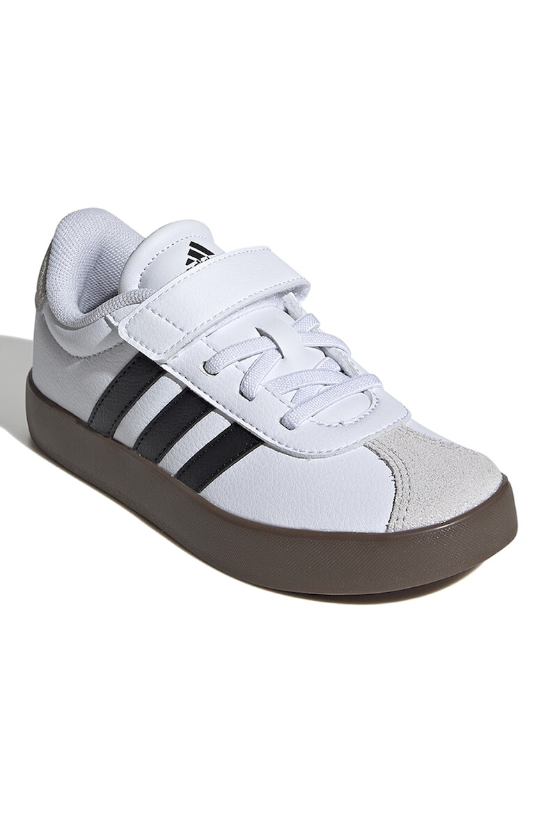 adidas Sportswear Кожени спортни обувки VL Court 3.0 с велур - Pepit.bg