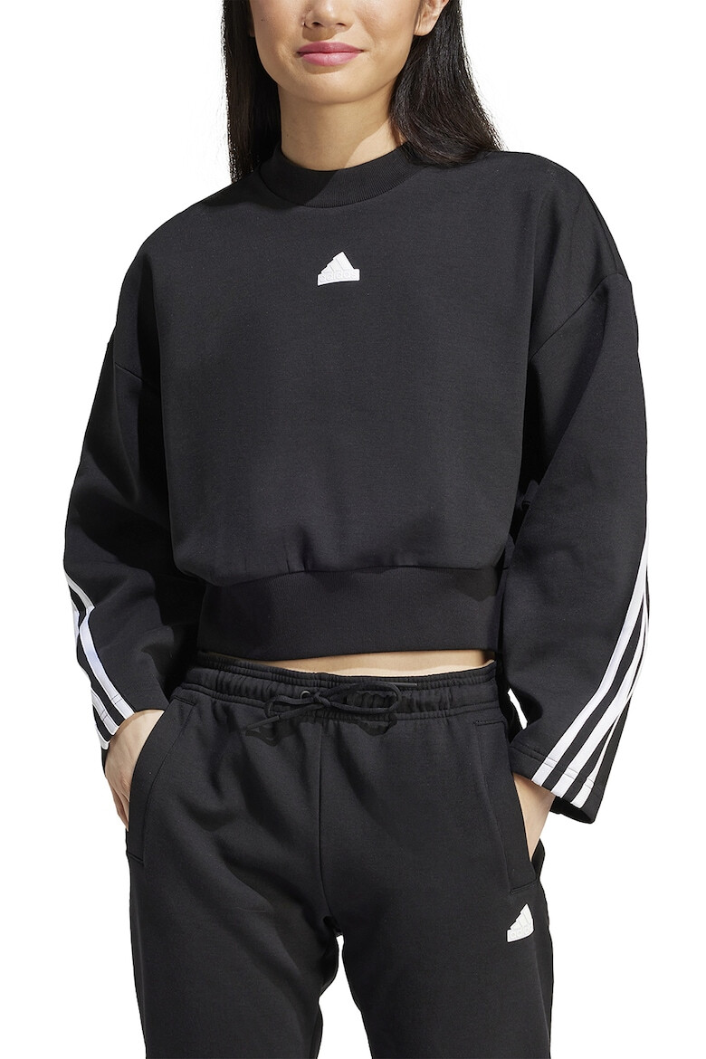 adidas Sportswear Къс суитшърт с овално деколте - Pepit.bg