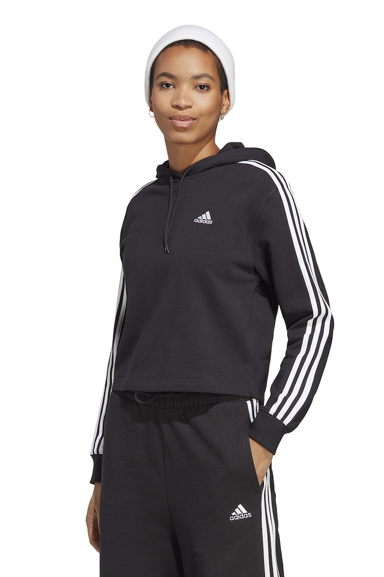 adidas Sportswear Късо худи Essentials с 3 ивици - Pepit.bg