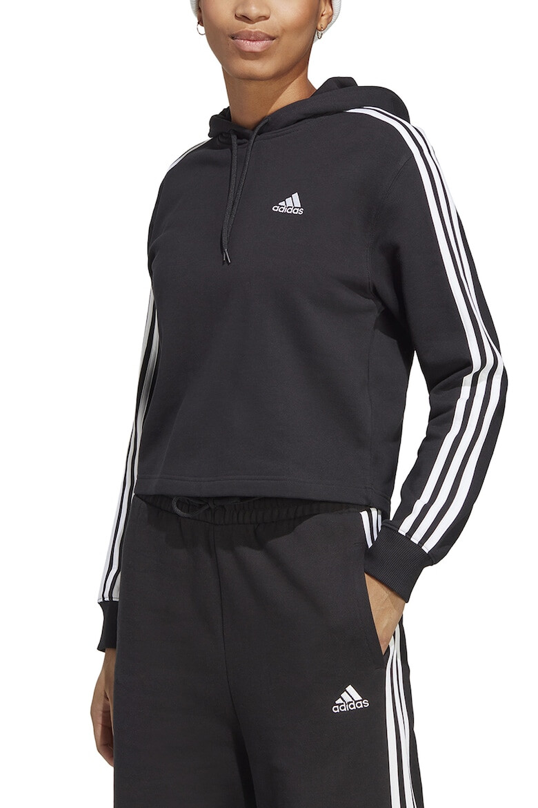 adidas Sportswear Късо худи Essentials с 3 ивици - Pepit.bg