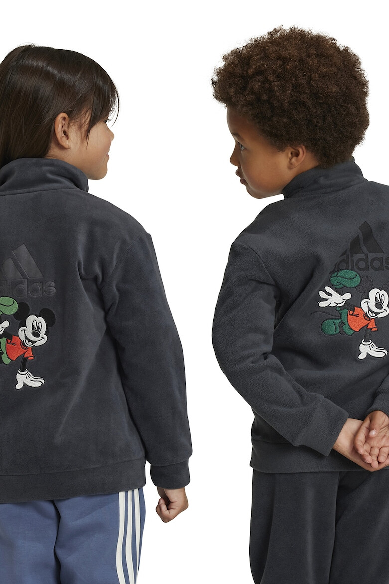 adidas Sportswear Поларен суитшърт с лого и Mickey Mouse - Pepit.bg