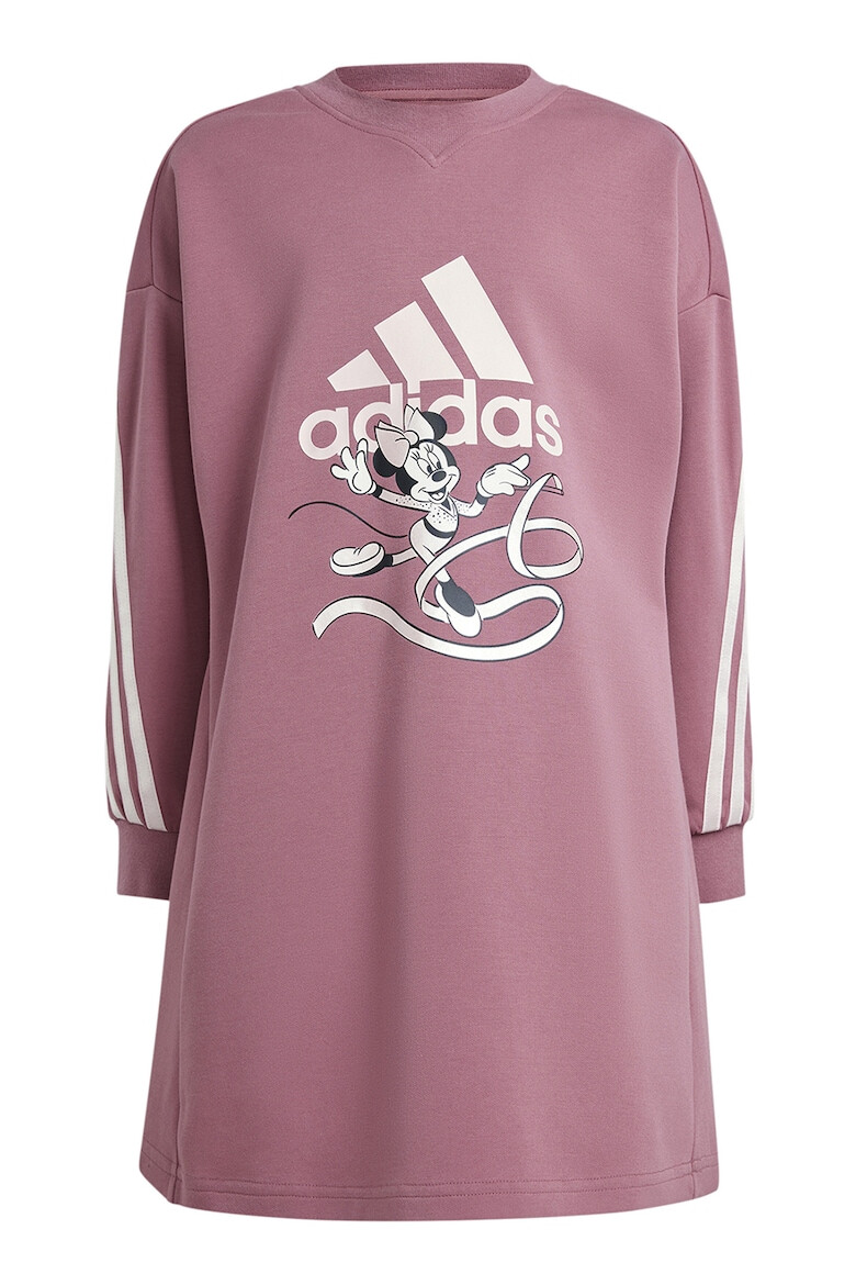 adidas Sportswear Рокля тип суитшърт с принт на Minnie Mouse - Pepit.bg