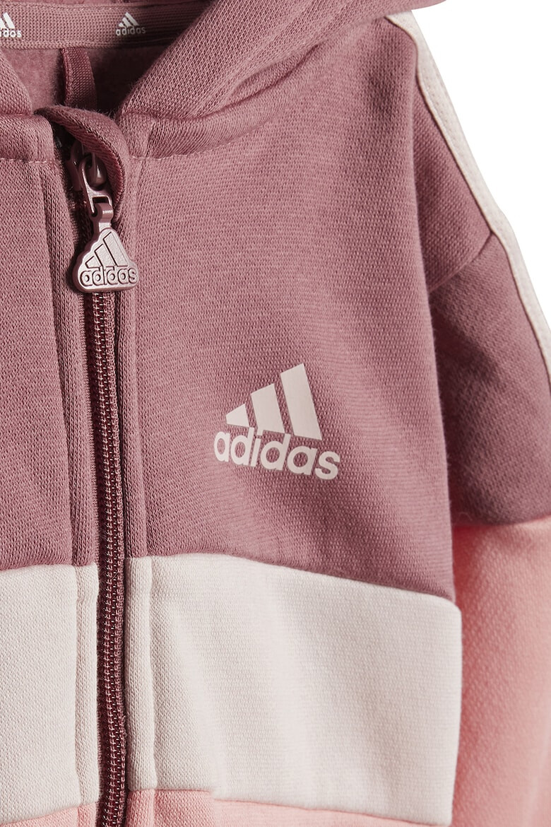 adidas Sportswear Спортен екип с качулка и цветен блок - Pepit.bg