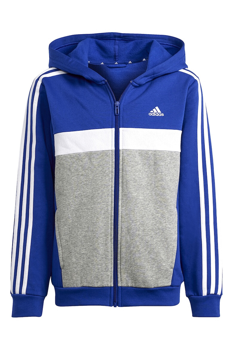 adidas Sportswear Спортен екип с цип и цветен блок - Pepit.bg