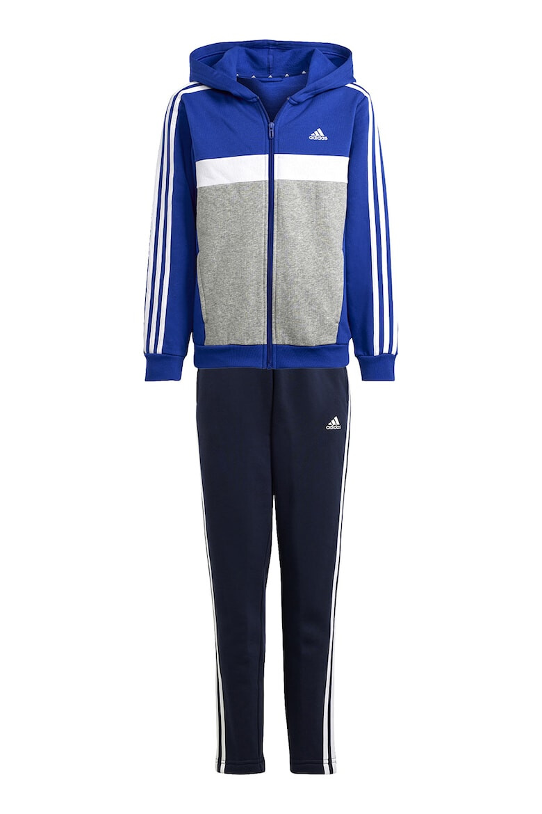 adidas Sportswear Спортен екип с цип и цветен блок - Pepit.bg