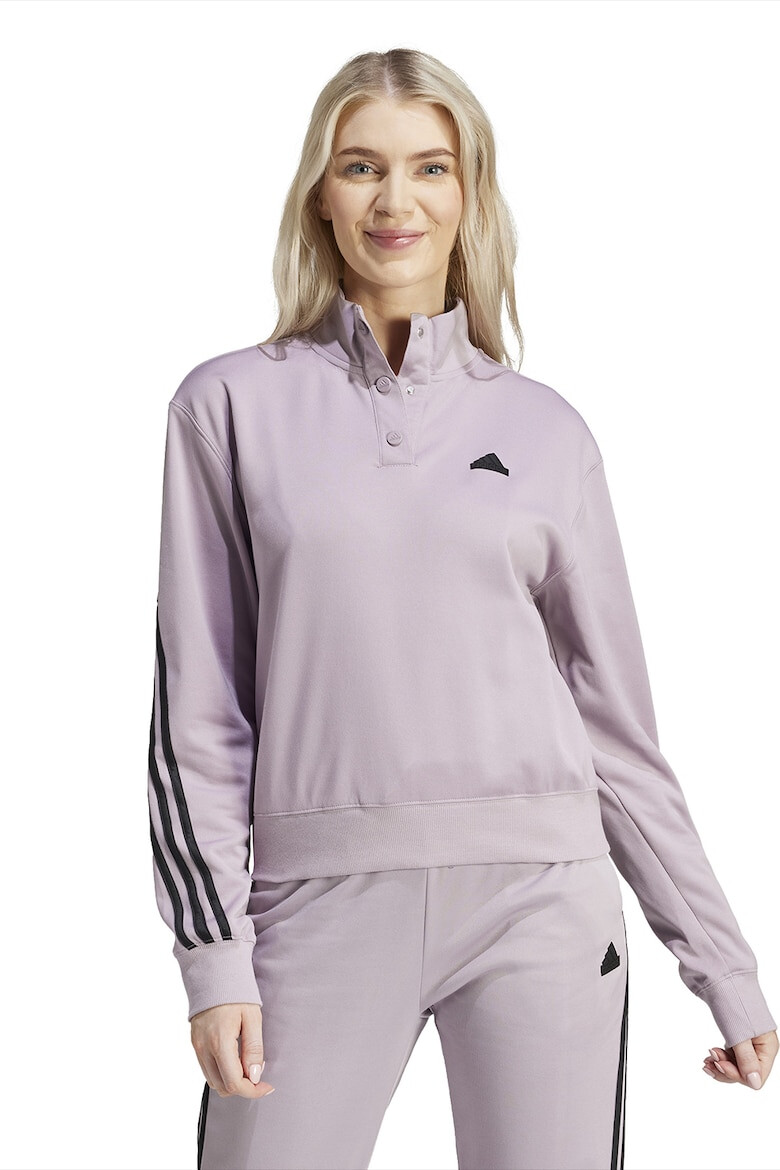 adidas Sportswear Суитшърт Iconic с цепка с капси - Pepit.bg