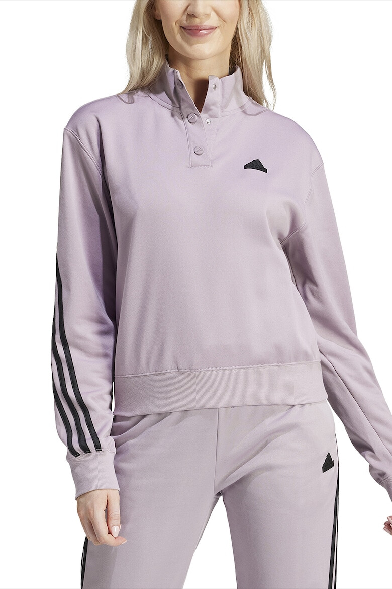 adidas Sportswear Суитшърт Iconic с цепка с капси - Pepit.bg