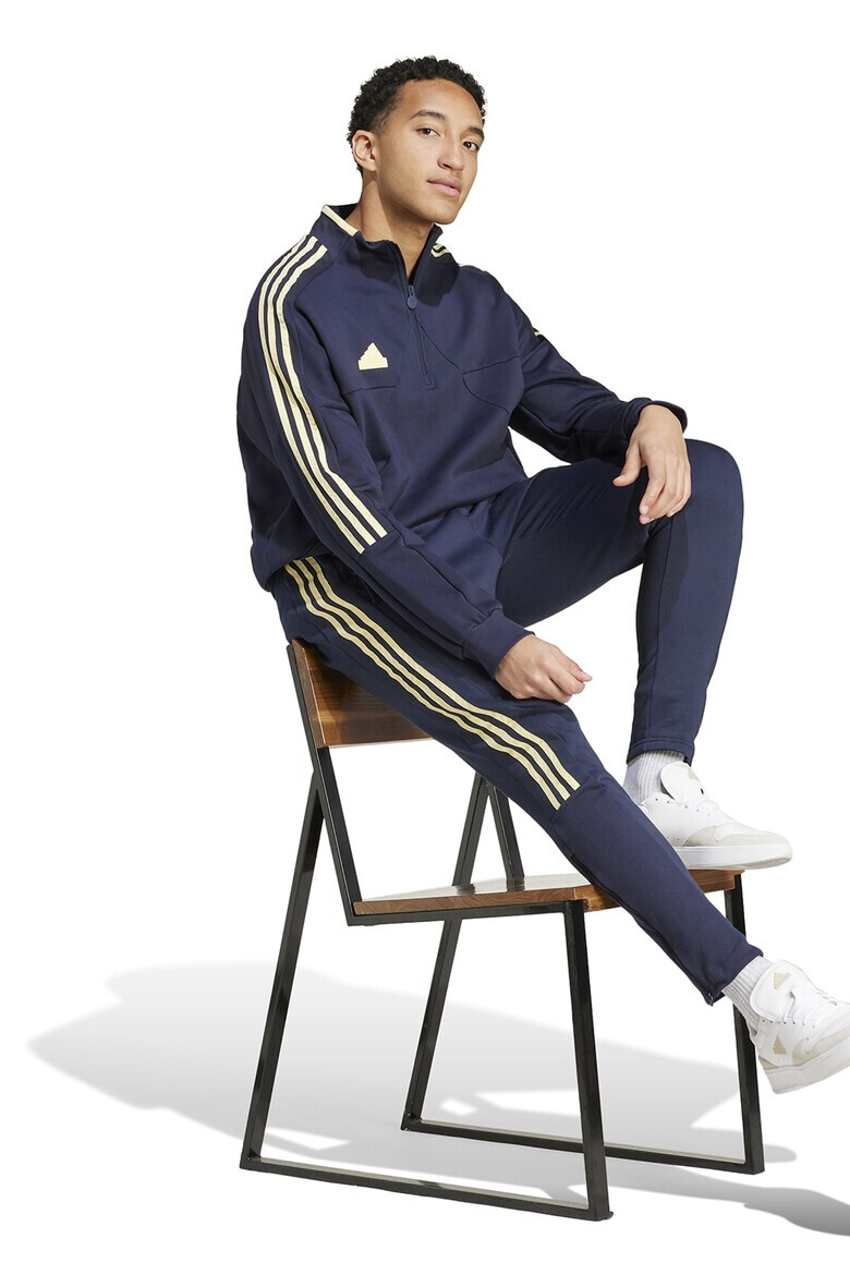 adidas Sportswear Суитшърт с лого и къс цип - Pepit.bg