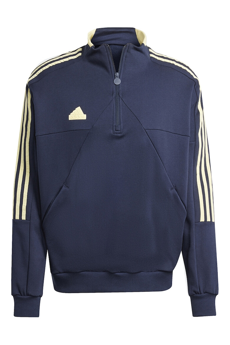 adidas Sportswear Суитшърт с лого и къс цип - Pepit.bg