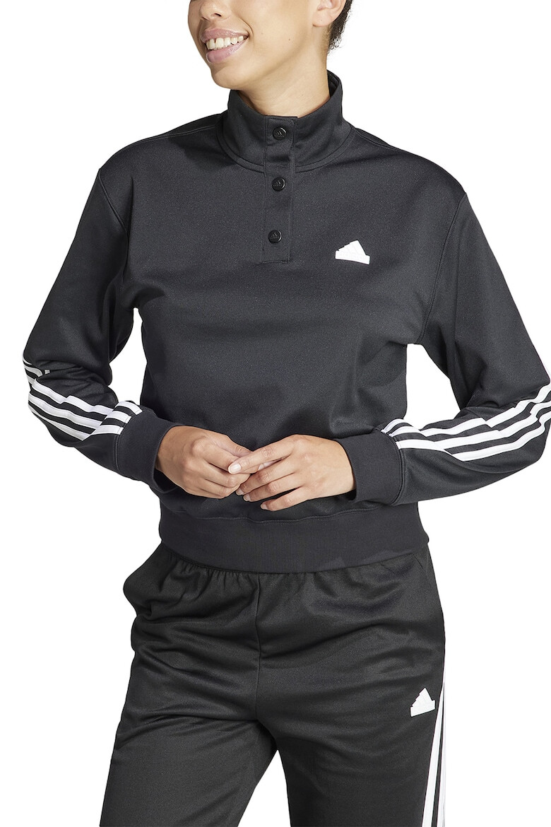 adidas Sportswear Суитшърт Iconic с цепка с капси - Pepit.bg