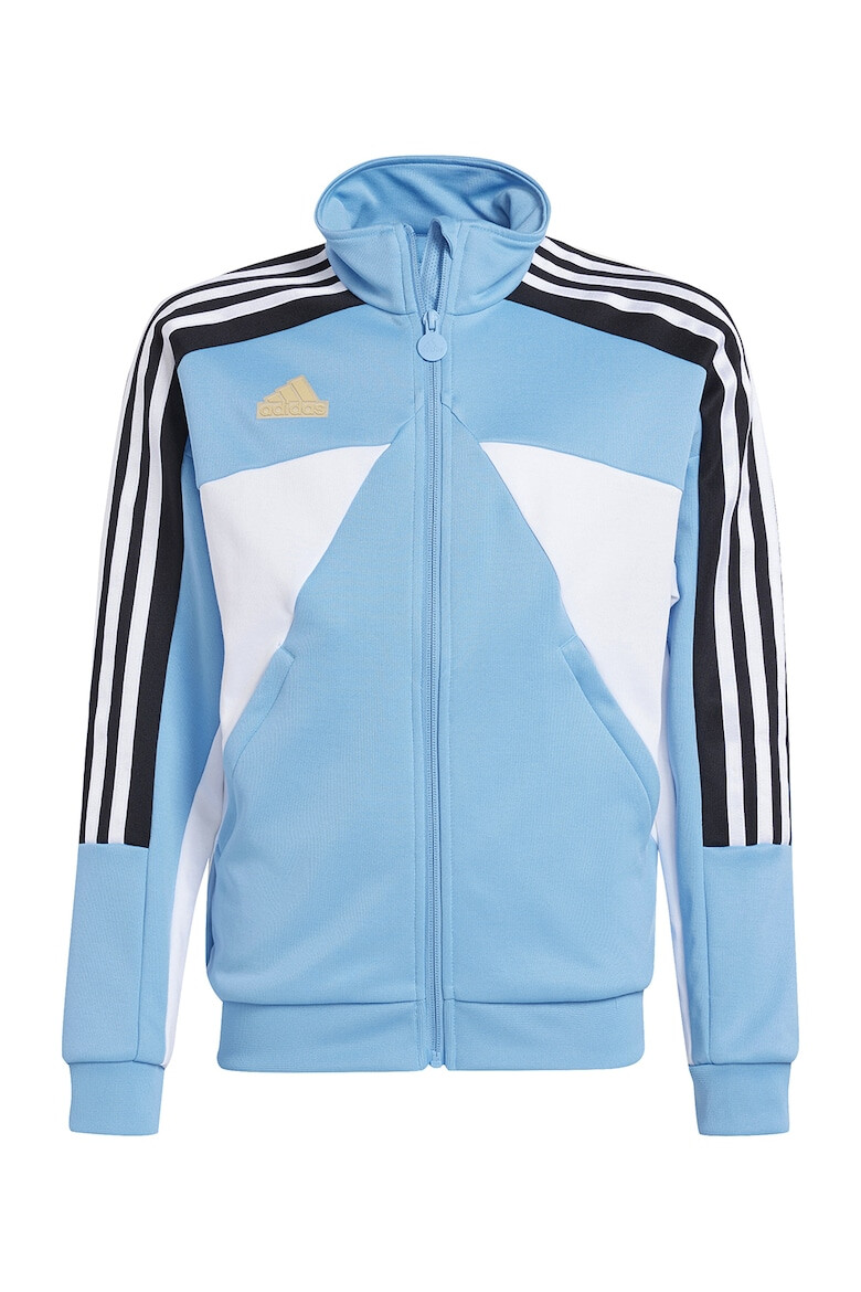 adidas Sportswear Суитшърт с цветен блок и цип - Pepit.bg