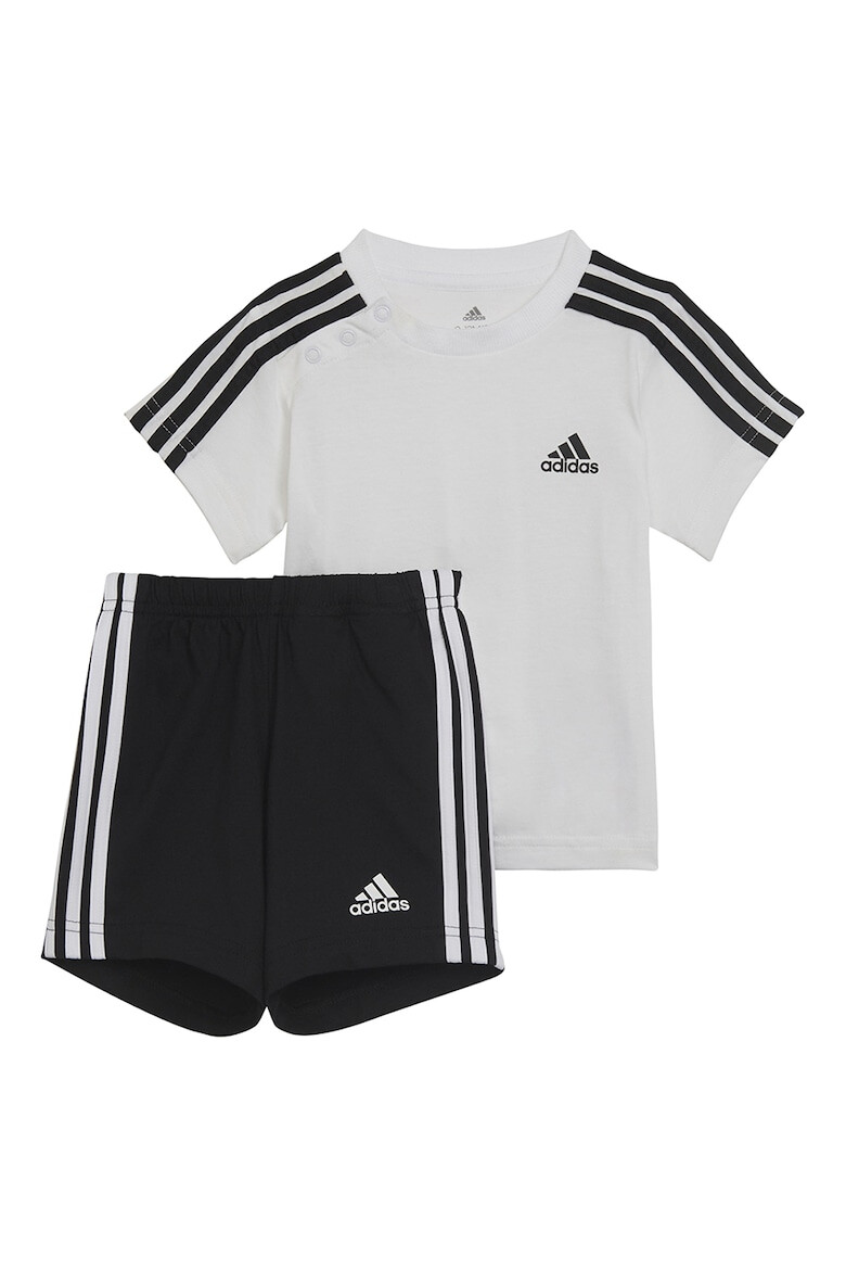 adidas Sportswear Тениска и къс панталон с контрасти - Pepit.bg