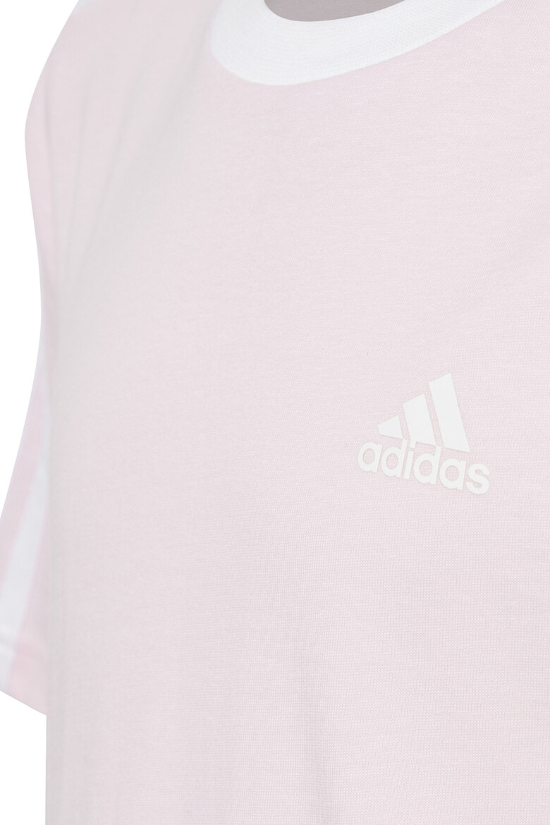 adidas Sportswear Тениска с овално деколте и ивици - Pepit.bg