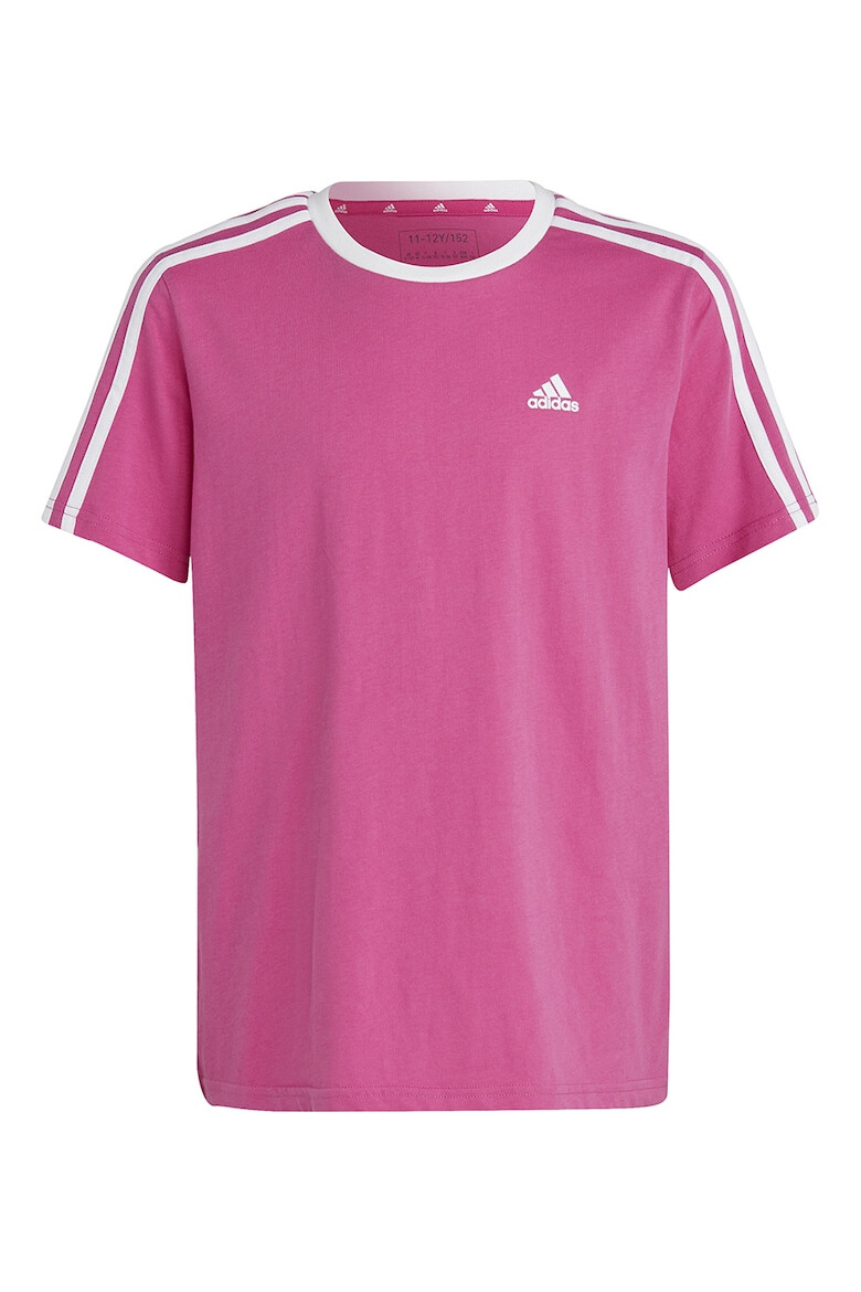 adidas Sportswear Тениска с овално деколте и ивици - Pepit.bg