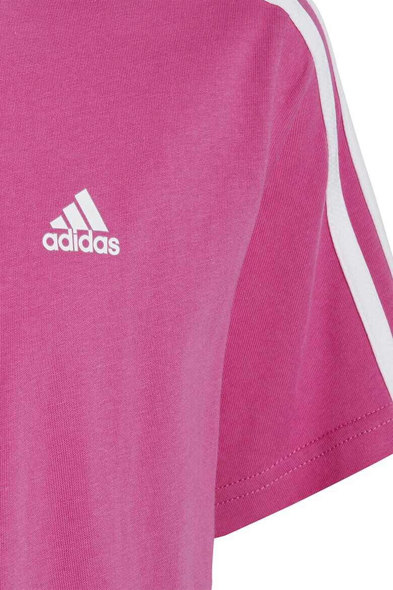 adidas Sportswear Тениска с овално деколте и ивици - Pepit.bg