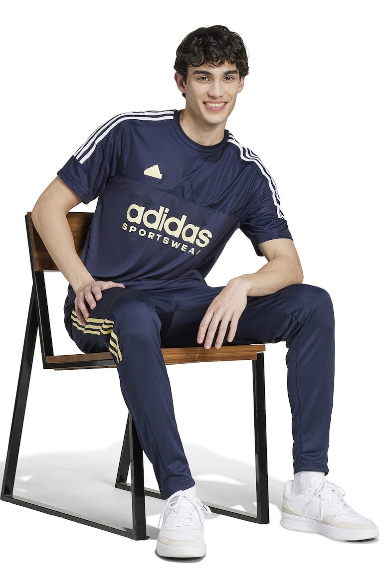 adidas Sportswear Тениска Tiro с овално деколте и лого - Pepit.bg