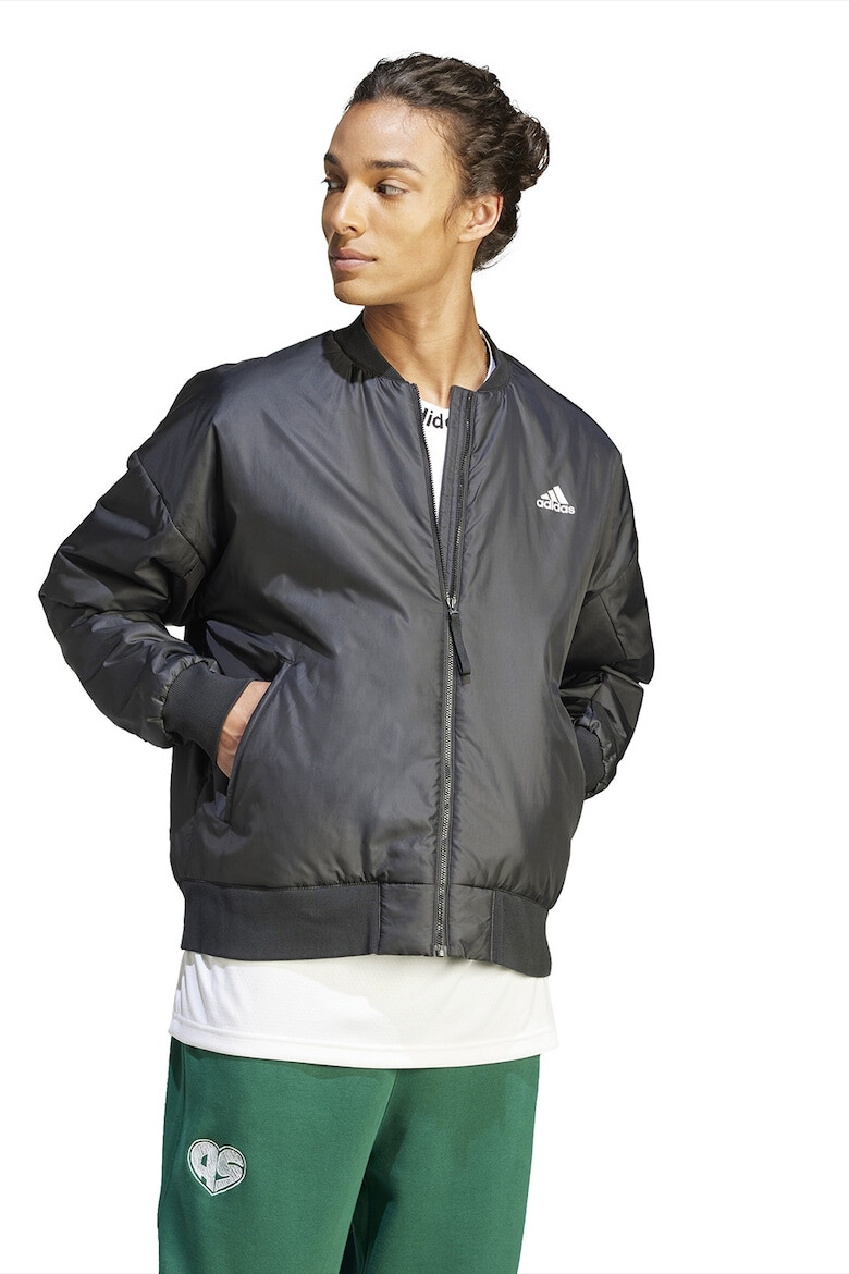 adidas Sportswear Зимно яке Brand Love с цип и лого - Pepit.bg